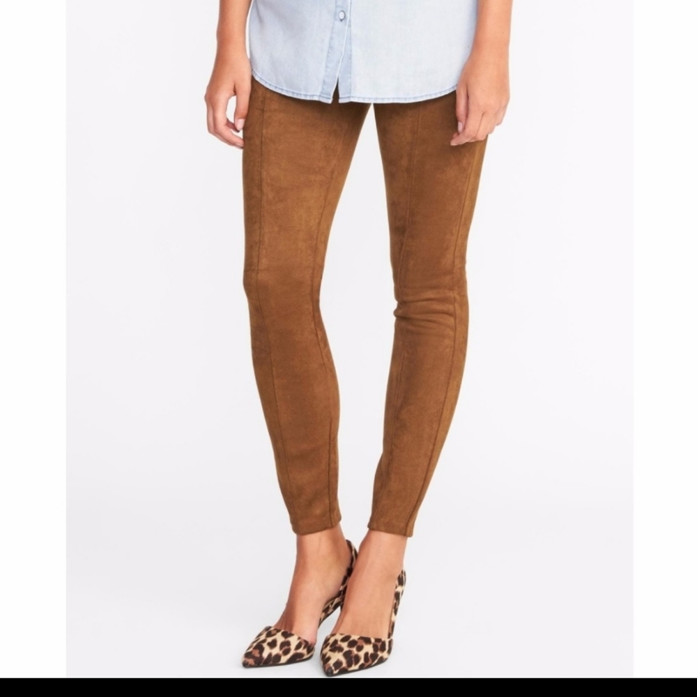 Old Navy Stevie Dark Mustard Pants Leggins